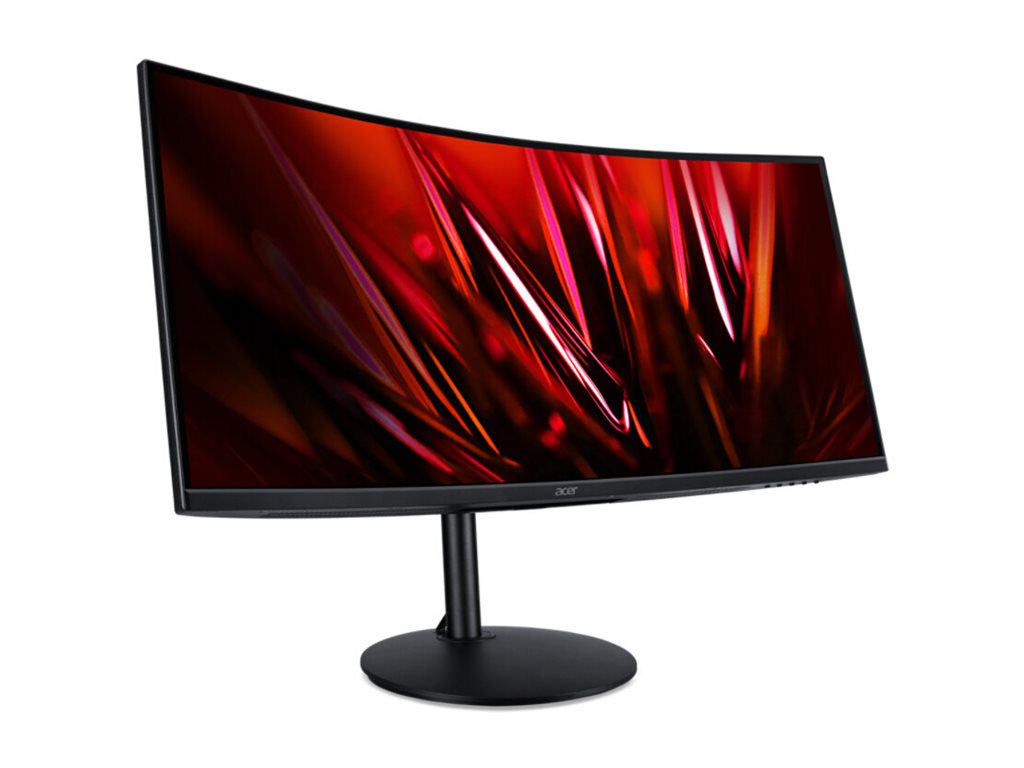 ACER  Monitor, XZ342CUS3BMIIP, 34", Gaming/Curved/21 : 9, Panel VA, 3440x1440, 21:9, 180 hz, Matte, 1 ms, Speakers, Swivel, Height adjustable, Tilt, Colour Black, UM.CX2EE.301