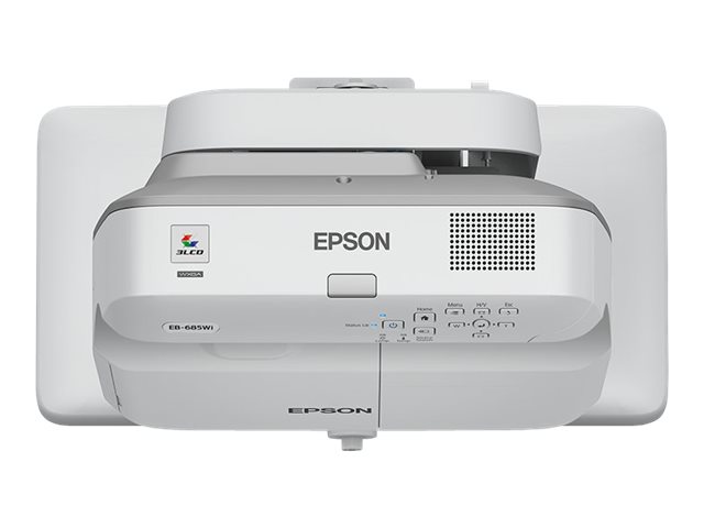 Epson, EB-685W, WXGA (1280x800), 3500 ANSI lumens, White, Lamp warranty 12 month(s)