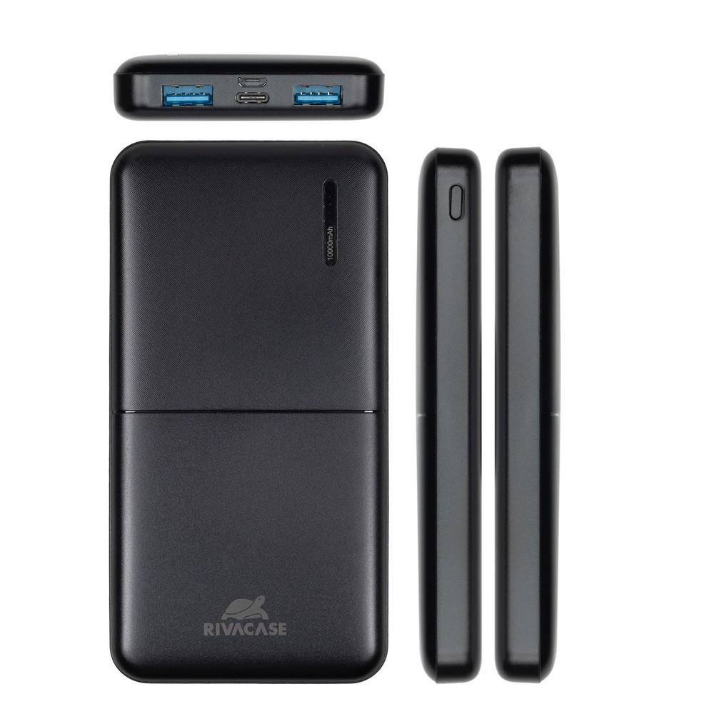 RIVACASE POWER BANK USB 10000MAH/VA2532 BLACK