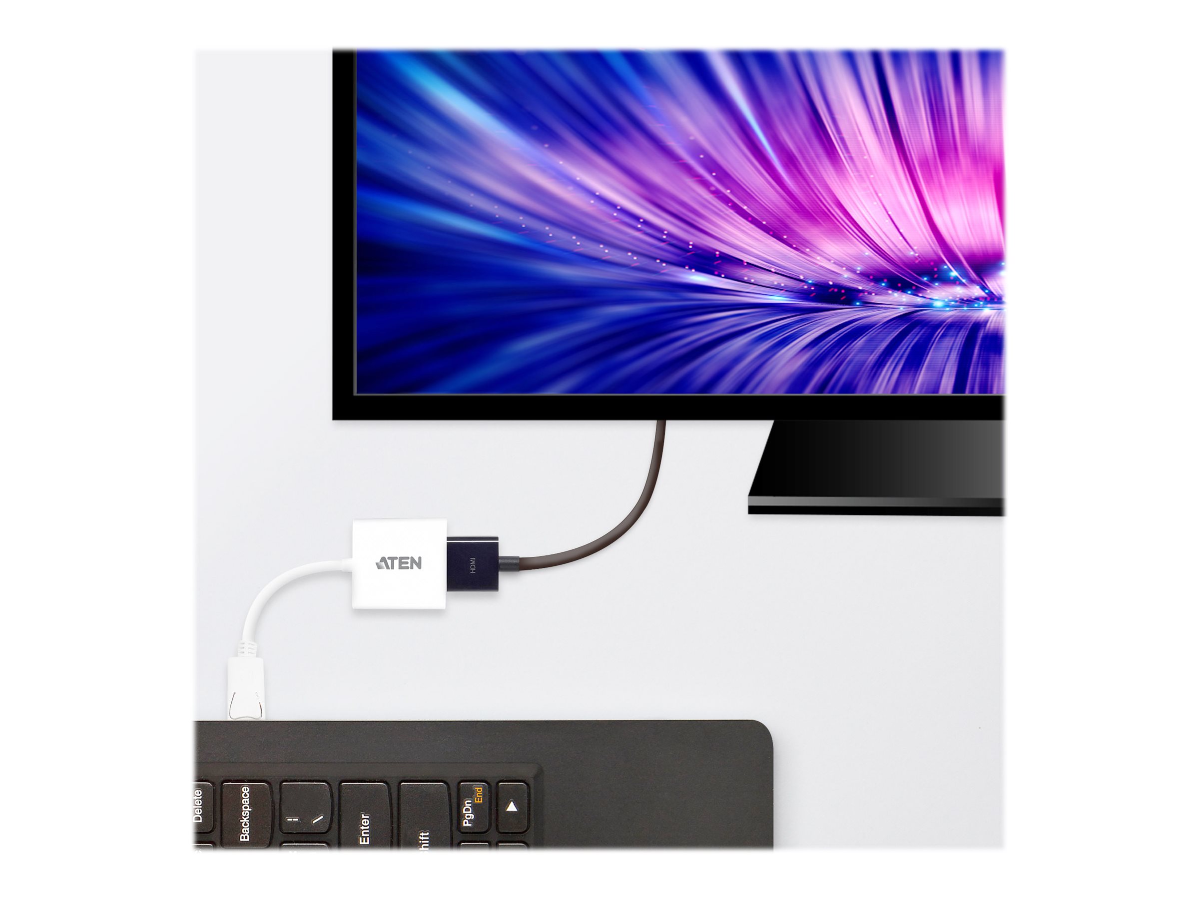 Aten VC985-AT DisplayPort to HDMI Adapter,