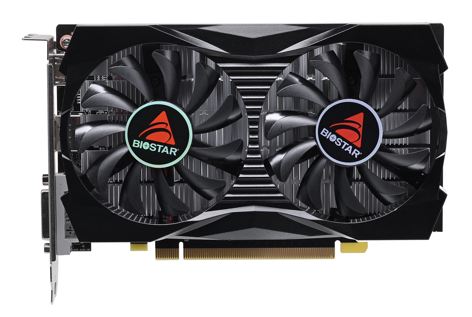 BIOSTAR Graphics Card, NVIDIA GeForce GTX 1050, 4 GB, GDDR5, 128 bit, PCIE 4.0 16x, GPU 1354 MHz, Dual Slot Fansink, 1xDVI-D, 1xHDMI, 1xDisplayPort, VN1055XF41