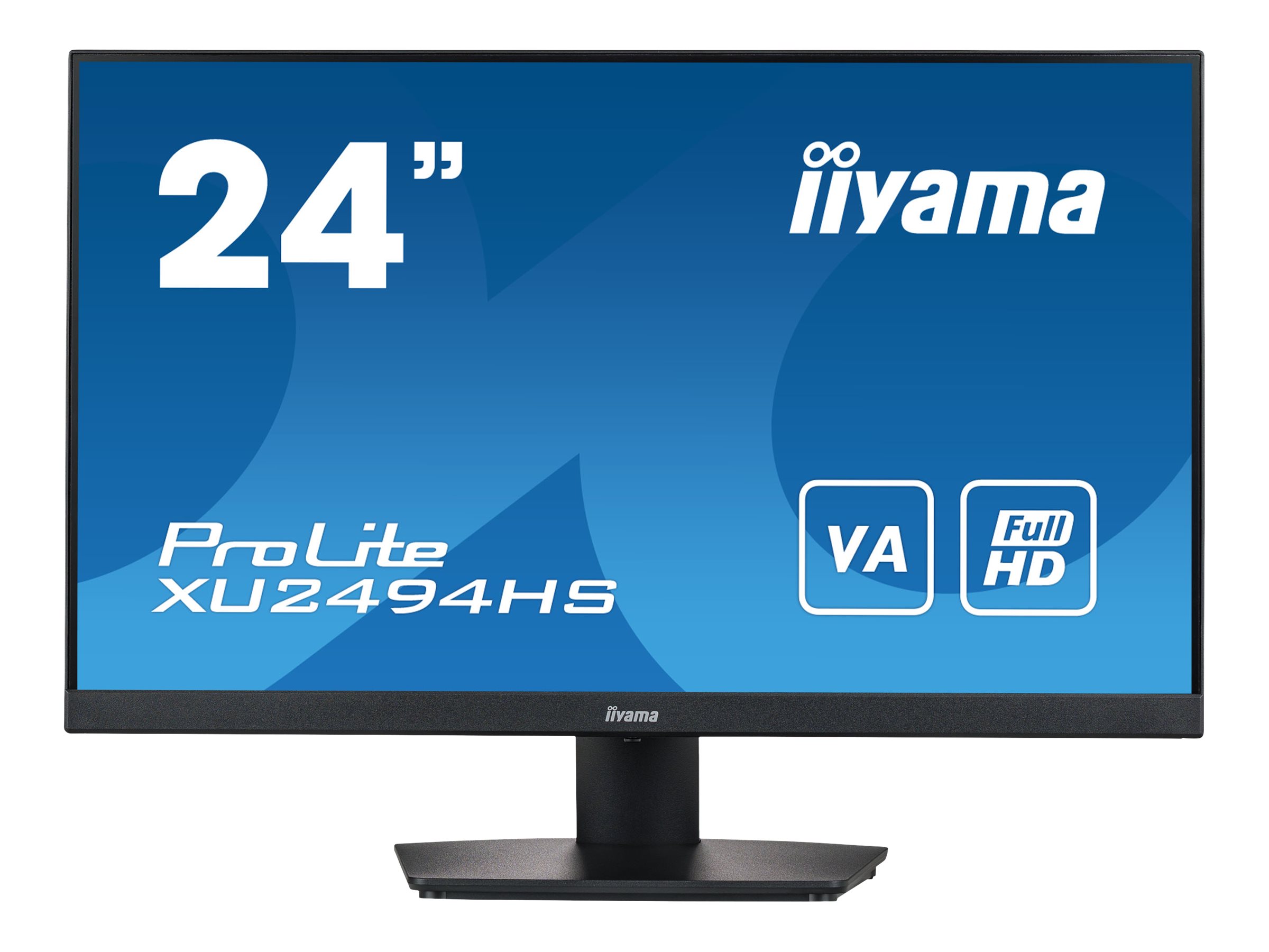 iiyama ProLite XU2494HS-B2 PC lamekuvar 60,5 cm (23.8") 1920 x 1080 pikslit Full HD LED Must