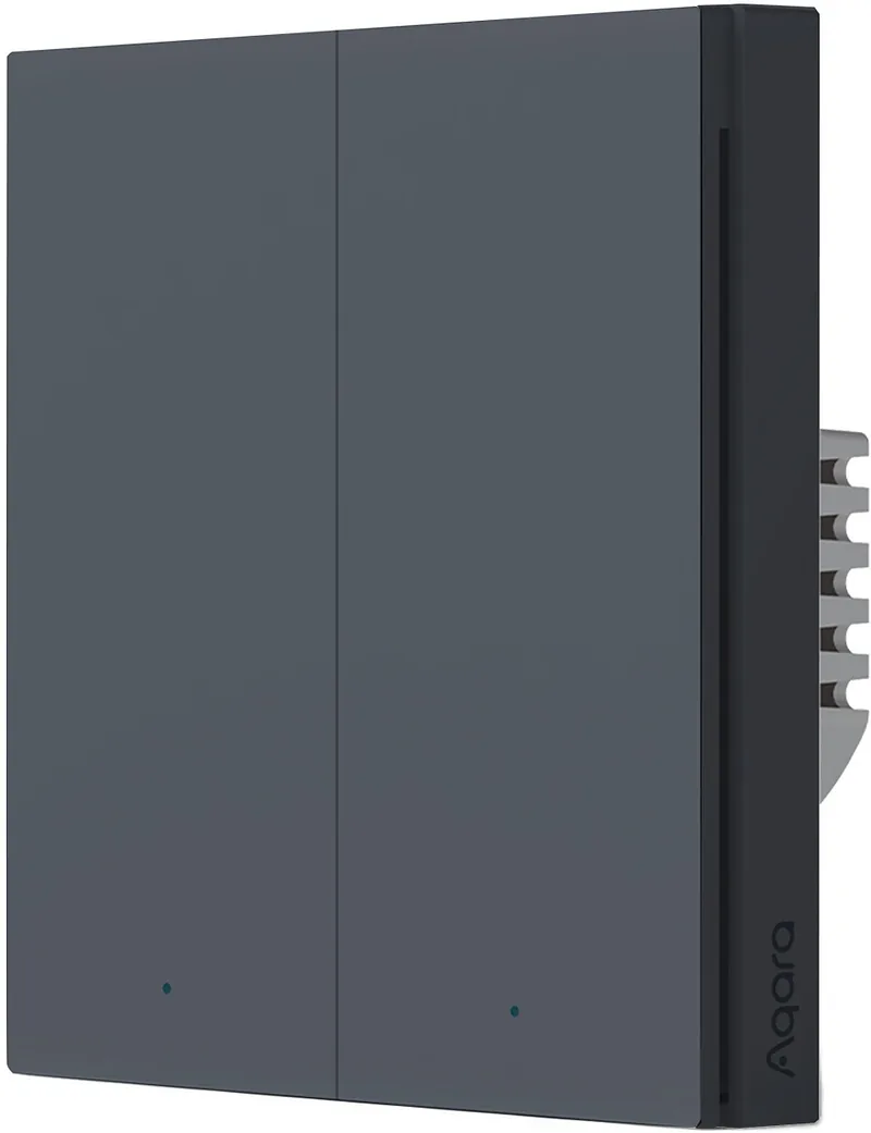 Aqara seinalüliti Smart Wall Switch H1 Double (with neutral), hall