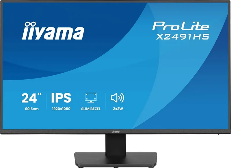iiyama ProLite X2491H-B1 PC lamekuvar 60,5 cm (23.8") 1920 x 1080 pikslit Full HD LCD Must