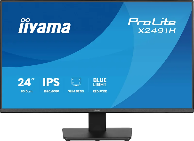 iiyama ProLite X2491H-B1 PC lamekuvar 60,5 cm (23.8″) 1920 x 1080 pikslit Full HD LCD Must