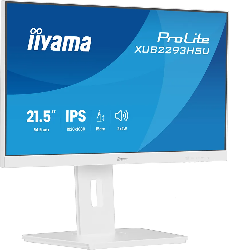 iiyama ProLite XUB2293HSU-W7 PC lamekuvar 54,6 cm (21.5") 1920 x 1080 pikslit Full HD LED Valge